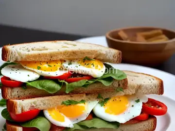 Pepper and Egg Sandwich Recipe