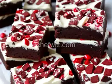 Peppermint Bark Brownies Recipe