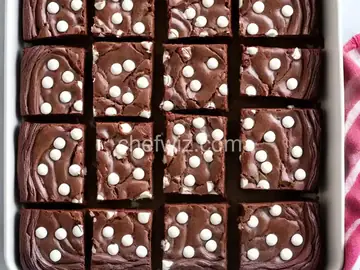 Peppermint Bark Brownies