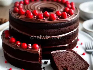 Peppermint Tea Chocolate Cake