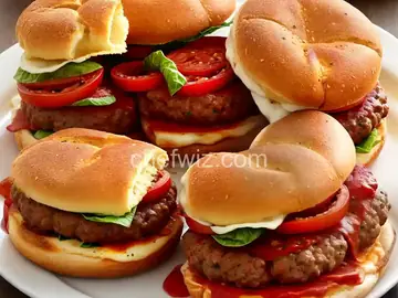 Pepperoni Pizza Burger Bomba