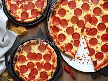 Pepperoni Pizza Cheese Drip Chips