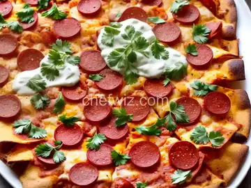 Pepperoni Pizza Supreme Nachos Recipe
