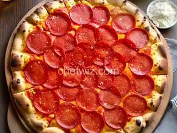 Pepperoni Pizza with Hot Honey