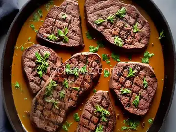 Perfect Porterhouse Steak with Herb Butter