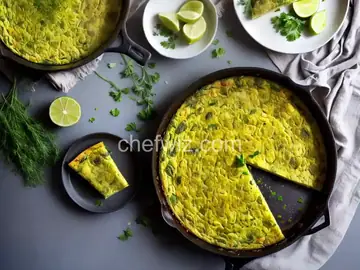 Persian Herb and Leek Frittata