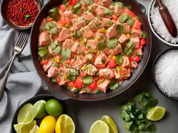 Peruvian Salmon Ceviche
