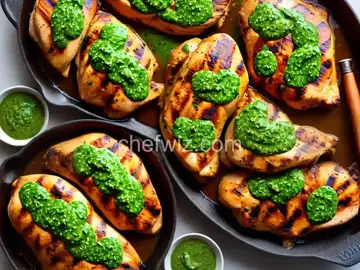 Peruvian-Style Grilled Chicken With Green Sauce Recipe