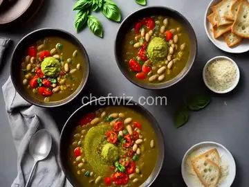 Pesto Bean Soup