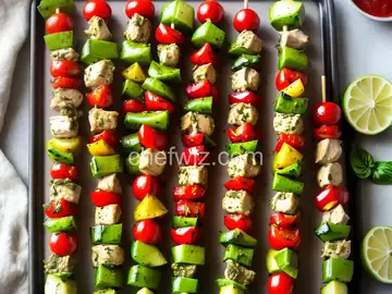 Pesto Chicken Kabobs