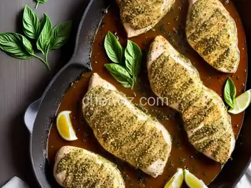 Pesto-Crusted Chicken Breasts