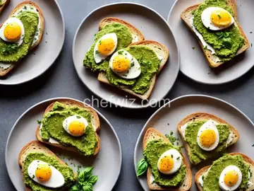 Pesto Egg Toast