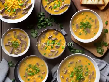 Philly Cheese Steak Soup