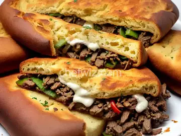 Philly Cheesesteak Garbage Bread