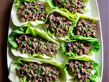 Philly Cheesesteak Lettuce Wraps