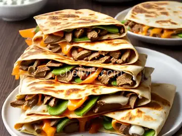 Philly Cheesesteak Quesadillas