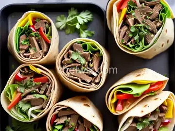 Philly Cheesesteak Wraps