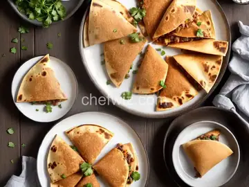 Picadillo Ground Beef Quesadillas