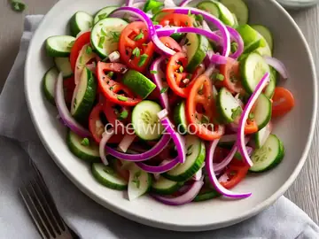Pickled Cucumbers and Red Onion