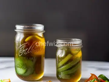 Pickled Garlic and Jalapeño Peppers