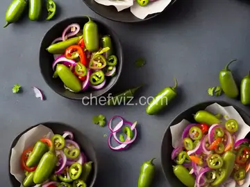 Pickled Jalapenos and Onions