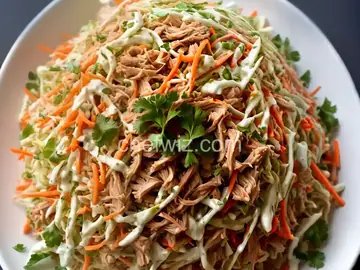 Pickled Onion and Cilantro Coleslaw for Pulled Pork