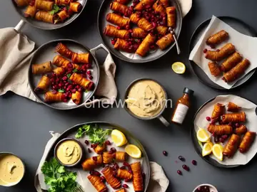Pigs In Blankets with Cranberry Mustard