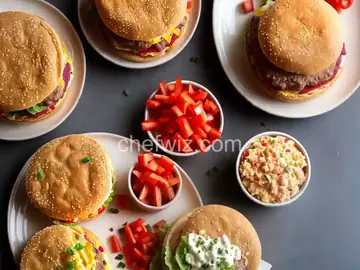 Pimiento Cheese-Bacon Burger