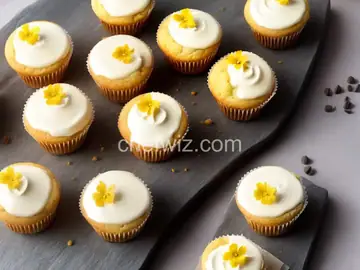 Pina Colada Upside-Down Mini Cakes