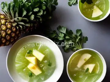 Pineapple Cilantro Serrano Cocktail