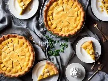 Pineapple Coconut Chess Pie