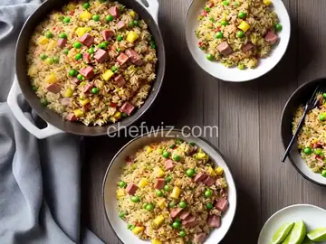 Pineapple Fried Rice with Ham