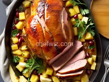 Pineapple Honey-Glazed Ham