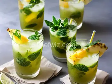 Pineapple-Mint Mojito Mocktail