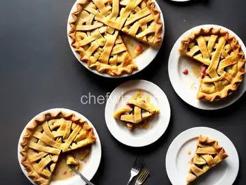 Pineapple-Rhubarb Pie