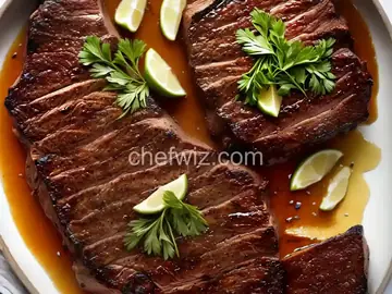 Pineapple-Soy-Marinated Rib Eye