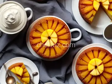 Pineapple Upside-Down Cake in a Mug