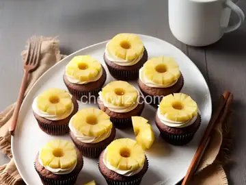 Pineapple Upside Down Cupcakes
