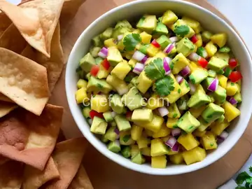 Pineapple and Avocado Salsa