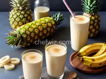 Pineapple and Banana Smoothie
