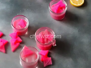 Pink Starburst Jell-O Shots