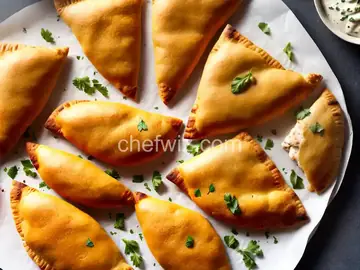Pizza Dough Chicken Empanadas