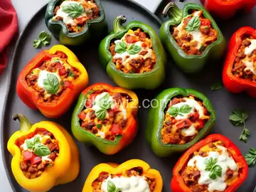 Pizza Stuffed Peppers