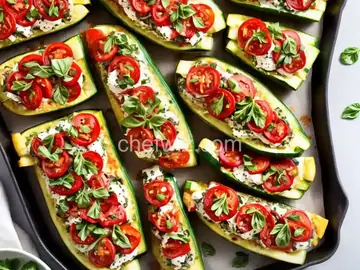 Pizza Zucchini Boats