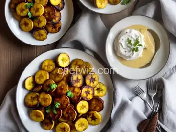 Plantains in Butter Rum Sauce