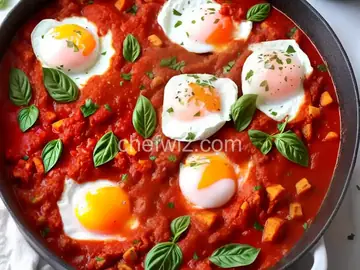 Poached Eggs in Tomato Sauce