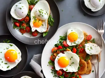 Poached Eggs over Scafata