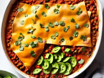 Poblano Chicken Enchilada Casserole