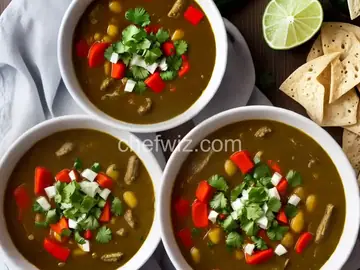 Poblano Chile Pepper Soup