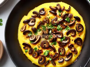 Polenta Bites With Wild Mushrooms and Fontina